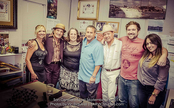 Anthony Palmisano of San Gennaro Feast w/Family