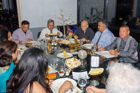 Dinner w/India Ambassador (2nd fr left) and Leaders in the Indian Community